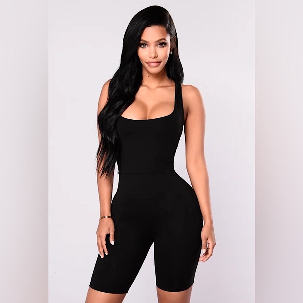 NWT Black Sleeveless Women's Romper